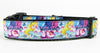 Alice in Wonderland dog collar handmade adjustable buckle collar 1"wide or leash