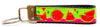 Watermelon Key Fob Wristlet Keychain 1"wide Zipper pull Camera strap handmade - Furrypetbeds