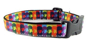 The Beatles dog collar handmade adjustable buckle collar 1"or 5/8"wide or leash Petcollarshandmade