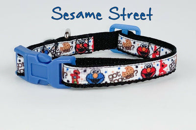 Sesame street cat & small dog collar 1/2