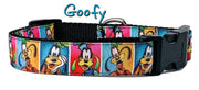 Goofy dog collar handmade adjustable buckle collar 1" or 5/8" wide or leash Petcollarshandmade