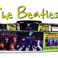 The Beatles dog collar handmade adjustable buckle 1" or 5/8" wide or leash Petcollarshandmade