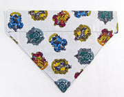 Harry Potter Dog Bandana Over the Collar dog bandana Dog collar bandana puppy Petcollarshandmade