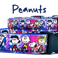 Peanuts dog collar handmade adjustable buckle 1" or 5/8" wide or leash Petcollarshandmade