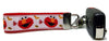 Elmo Sesame Street Key Fob Wristlet Keychain 1"wide Zipperpull Camera strap - Furrypetbeds