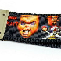 Chucky Key Fob Wristlet Keychain 1 1/4"wide Zipper pull Camera strap - Furrypetbeds