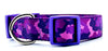 Purple Camo dog collar handmade adjustable buckle 1"or 5/8"wide or leash hunting Petcollarshandmade