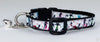 Kittens cat or small dog collar 1/2" wide adjustable handmade bell or leash