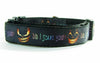 Horror dog collar handmade adjustable buckle collar 1"wide or leash - Furrypetbeds