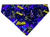 Batman Dog Bandana, Over the Collar bandana, Dog collar bandana Super Hero