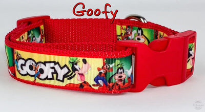 Goofy dog collar handmade adjustable buckle collar 1