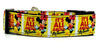 Minnie Mouse Dog collar handmade adjustable buckle collar 1"wide or leash Petcollarshandmade