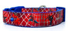 Spiderman dog collar handmade adjustable buckle collar 1" wide or leash