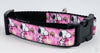 Snoopy dog collar handmade adjustable buckle collar 1" or 5/8" wide or leash Petcollarshandmade