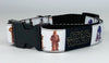 Star Wars dog collar handmade adjustable buckle collar 1" wide or leash fabric