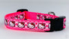 Hello Kitty cat or small dog collar 1/2" wide adjustable handmade bell or leash