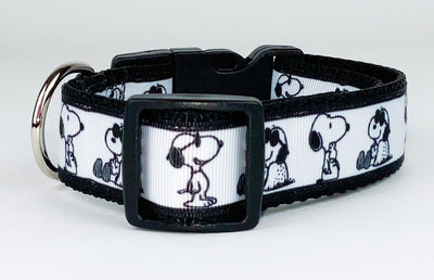 Snoopy dog collar handmade adjustable buckle collar 1