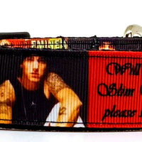 Eminem dog collar Handmade adjustable buckle 1" wide or leash Rap music