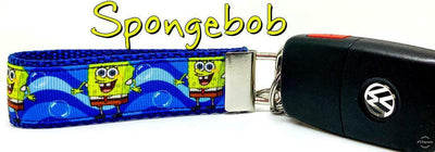 Spongebob Key Fob Wristlet Keychain 1