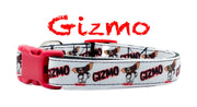 Gizmo dog collar handmade adjustable buckle collar 5/8" wide or leash Gremlins Petcollarshandmade