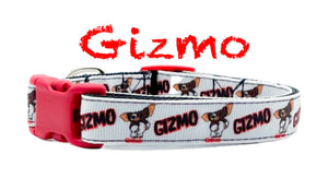 Gizmo dog collar handmade adjustable buckle collar 5/8" wide or leash Gremlins