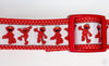 Elmo dog collar handmade adjustable buckle collar 1" wide or leash Petcollarshandmade