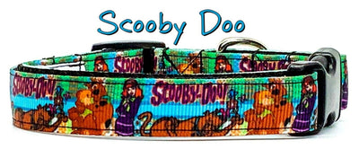 Scooby Doo dog collar handmade adjustable buckle collar 5/8