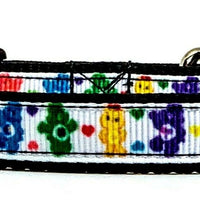Care Bears cat or small dog collar 1/2" wide adjustable handmade bell or leash