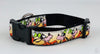 Goofy dog collar handmade adjustable buckle collar 1" wide or leash fabric Petcollarshandmade