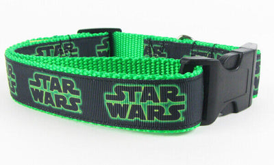 Star Wars dog collar, handmade, adjustable, buckle collar 1