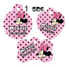 Pet ID Tag Minnie Mouse Personalized Custom Double Sided Pet Tag w/name & num