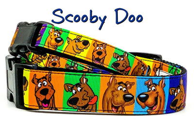 Scooby Doo dog collar handmade adjustable buckle collar 1