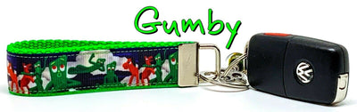 Gumby & Pokey Key Fob Wristlet Keychain 1