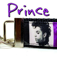 Prince Key Fob Wristlet Keychain 11/4"wide Zipper pull Camera strap - Furrypetbeds