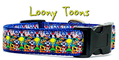Loony Toons dog collar handmade $12.00 adjustable buckle collar 1