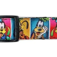 Goofy dog collar handmade adjustable buckle collar 1" or 5/8" wide or leash Petcollarshandmade