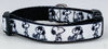 Snoopy dog collar handmade adjustable buckle collar 5/8" wide or leash fabric - Furrypetbeds