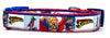 Supergirl dog collar handmade adjustable buckle collar 5/8" wide or leash Petcollarshandmade