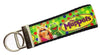 Muppets Key Fob Wristlet Keychain 1 1/4"wide Zipper pull Camera strap handmade - Furrypetbeds