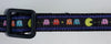 PacMan cat or small dog collar 1/2" wide adjustable handmade bell or leash
