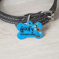 Goofy dog collar handmade adjustable buckle collar 1" wide or leash fabric