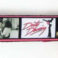 Dirty dancing dog collar Handmade adjustable buckle 1" or 5/8" wide or leash Petcollarshandmade