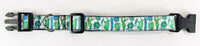 Cactus dog collar handmade 12.00 all sizes adjustable buckle collar 1"wide leash - Furrypetbeds