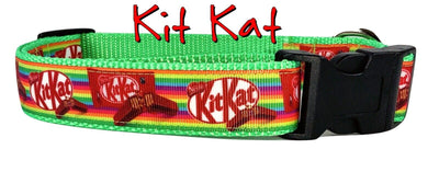 Kit Kat Candy dog collar handmade adjustable buckle 1