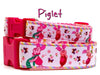 Piglet dog collar handmade adjustable buckle collar 1" or 5/8" wide or leash