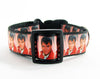 Elvis dog collar handmade adjustable buckle collar 1" or 5/8" wide or leash