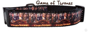 Game of Thrones dog collar Handmade adjustable buckle collar 1" wide or leash Petcollarshandmade