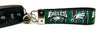Eagles Key Fob Wristlet Keychain 1"wide Zipper pull Camera strap handmade - Furrypetbeds