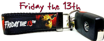 Friday The 13th Key Fob Wristlet Keychain 1 1/4