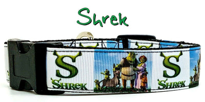 Shrek dog collar handmade adjustable buckle collar 1